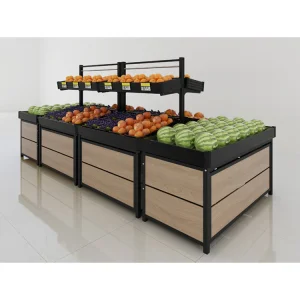 Supermarket Metal Display Fruit Shelf