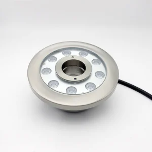 IP68 Stainless Steel Submersible 12V 24V DMX RGB Underwater LED Fountain Light