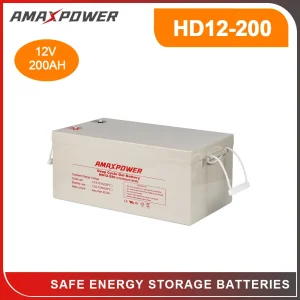 Amaxpower 12V 200ah/250ah Gel Battery