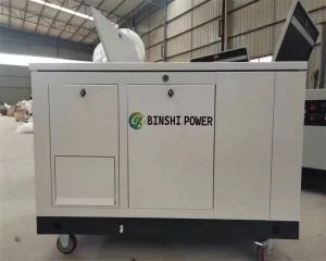 Water Cooling 15KW 20KW 30KW Dual Fuel Generator Set Biogas LPG Natural Gas Gasoline Generator Set for Home Use