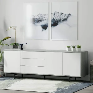 Luxury Modern TV Stand Entertainment Center, High-Quality TV Console Table