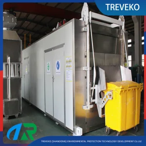Veterinary-Grade Fixed Microwave Equipment for Sterilization of Contaminated Animal Bedding and Waste