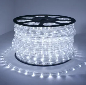 360-Degree Waterproof LED Strip Light 5m Rainbow Tube Rope Christmas Garden Decor Multiple Colors 12V Input Voltage 100m Length