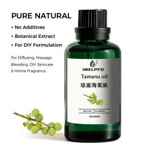 Pure Organic Tamanu Oil Cold Pressed for Cosmetic Grade Natural Skincare Small MOQ Manufacturing Wholesale