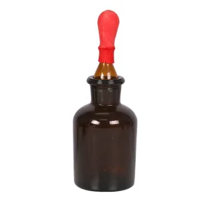 Lab Consumables Food Grade Essential Oil Bottle Amber Pipette Thickened Glass Dropper Bottle