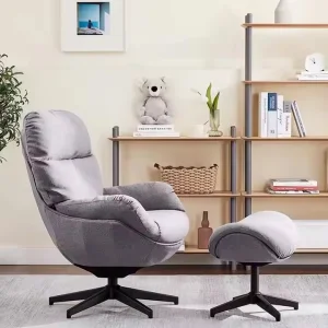 Modern Swivel Accent Recliner Ottoman Lounge Chair
