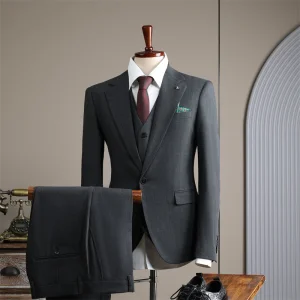 Fashion Custom 2-Piece Single Breasted Slim Fit Designer Costume Suits Blazer Jacket &amp; Pant Business Wedding Groom Suit Set Men