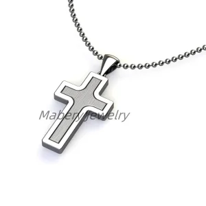 Geometric Titanium Steel Pendant Set