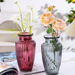 Gift Bud Vases Colored Mini Decor Vintage Home Flowers