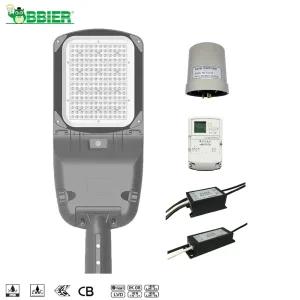 Intelligent 80W LED Street Lamp Outdoor Energy-Efficient Smart Lighting System