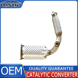 High Flow Honeycomb Ceramic Carrier Automotive Exhaust Pipe Catalytic Converter Is Suitable for Dongfeng Peugeot 301 1.6L
