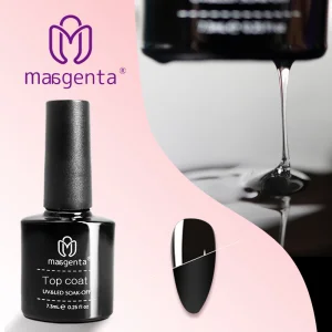 High Quality Diamond No-Wipe Top Coat Keep Shinny Lasting Clear Top Coat