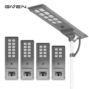 Outdoor IP66 Waterproof Streetlight 40W 50W 60W 80W 100W 120 W Integrated All in One Solar Street Light