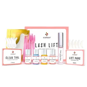 Professional Vegan Semi-Permanent Eyelash Lifting Set