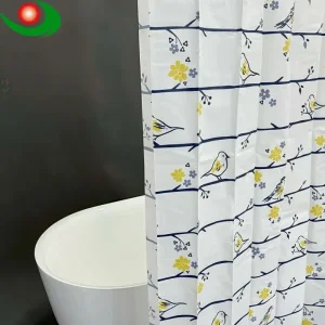 Bird Pattern Shower Curtain