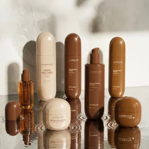 Custom Frosted Glass Lotion Pump Packaging Set