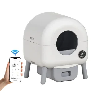 Pet Products Large Capacity Safety Upgraded Automatic Self Cleaning Cat Litter Box Odor-Control Litter Box