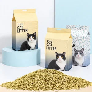 Precio al por mayor Haifang OEM/ODM Scent Arena para gatos aglomerante de maíz y piña, poder desodorante, olor fresco, ingredientes naturales, ecológica