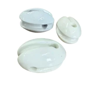 Aislador de Huevo de Cerámica Vidriada Aislador de Porcelana de Baja Tensión