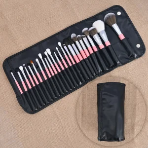 Wholesale 24pcs Cosmetic Brush Set Pink