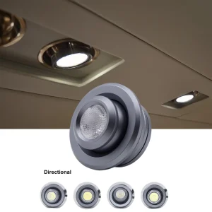Aluminum DC12V Rotatable Recessed LED Spot Light RV Caravan Camper Bus Van Interior LED Down Light LED Ceiling Spot Light