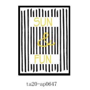 Black and White Canvas