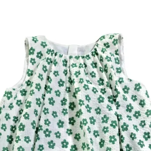 Vestido A-Line Casual de Algodão para Meninas de Verão 100%