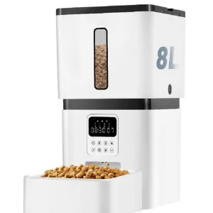 High-Definition Camera IR Sensor Night Vision 8L Pet Food Feeder