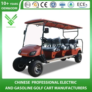 Shining Brand 48 Volt Lithium Battery Electric 8 Seater Hot Sale Golf Cart