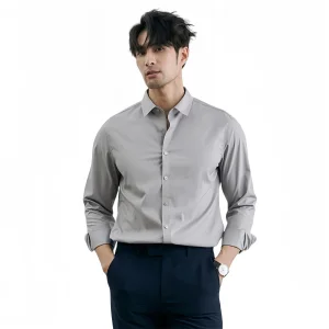 Mens Stretch Wrinkle Resistant Business Shirt