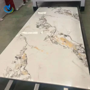Arris PVC Carbon Slate Marble Board Wall Panel PVC UV Wall Paneling Sheet