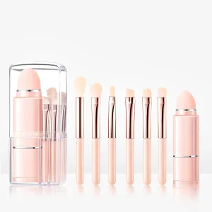 Retractable Mini Travel Makeup Brush Set