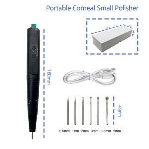 QSWTITAN Portable Ophthalmic Corneal Polisher 0-35000RPM Small Surgical Polishing Instrument