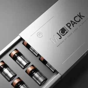 Coated Paper Peptide Vial Packaging Box Embossing Printing For 2 Vial Kit Packaging Box Set