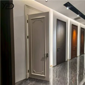 Modern Custom Wood Composite Flat Acoustic Seal Door Indoor Entry Soundproof Fireproof Door for Hotel Music Room