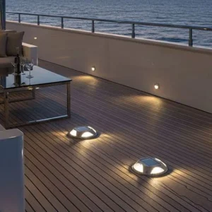 Lanterna de Navegação Marinha Solar para Barcos e Iates