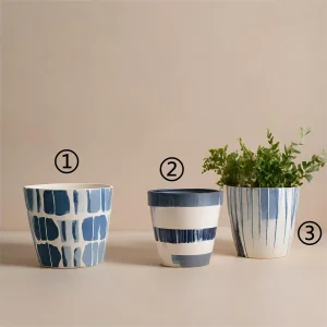 Wholesale Blue Ceramic Planters VDLK2403983