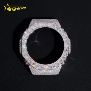 New Design 925 Silver GA2100 VVS Moissanite Watch Bezel