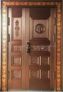 Asian Copper Entry Door
