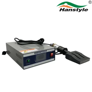 Sistema de soldadura ultrasónica de onda ultrasónica intermitente de alta estabilidad y alta velocidad para máquina de soldadura de plástico no tejido 20kHz