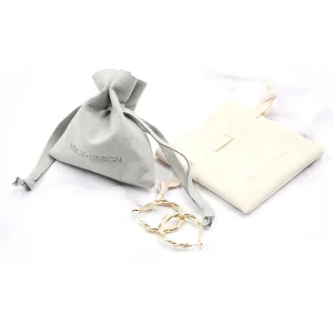 Bestpackaging Drawstring Jewelry Pouch Suede Jewel Packaging Bag Custom logo Jewelri Gift Bag Microfibre Leather