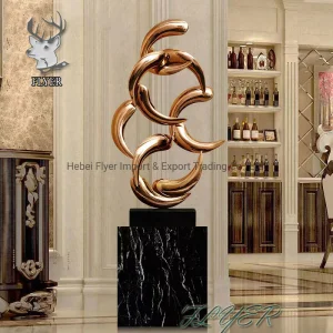 Flyer Sculpture Indoor Decoration Stainless Steel Statue Sculpture for Home Decoration