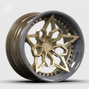 Hot Design Personalized Flower Spoke Casting Aftermarket 5X100 5X120 5X114.3 5X112 with Rivets Aluminum Alloy Rim Auto Accessories Wheels