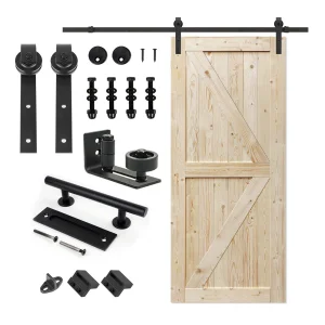 Solid Pine Unfinished Barn Door