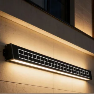 High-Efficiency Solar Wall-Washing Light Featuring 42 CREE Chips
