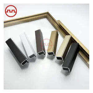 Custom Big Frame Aluminum Modern Furniture Wardrobe Door Profiles for Living Room Hotel Kitchen Cabinets Glass-Wardrobe Hardware
