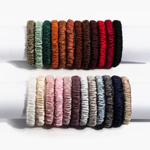 100% Silk Scrunchies