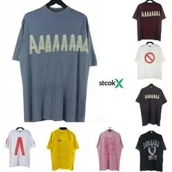 Designer Tide Letter Short Comfortable High-End Classic T-Shirt Student Men Women
