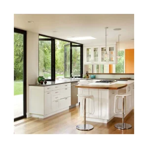Aluminum Bi-Fold Window with Net Glass Profile Doors Modern Design Aluminum Bi-Fold Window