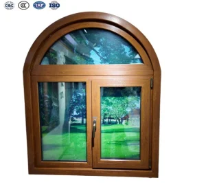High Security UPVC Casement Window Waterproof Double Glazing Glass for Residential Hotel Project